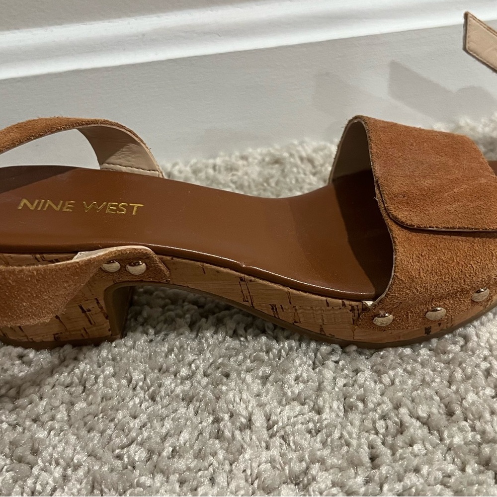 Nine West Tan Sandals with Ankle Strap - Picture 11 of 11